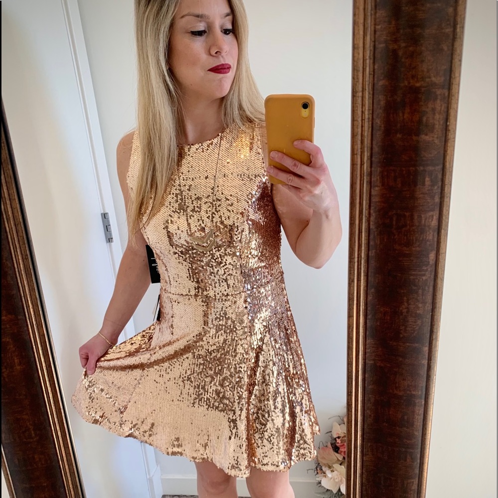 LULUS Sequin Mini Dress